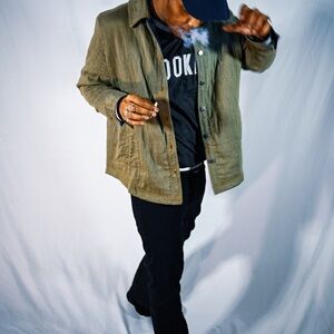 True Religion Olive Shirt Jacket